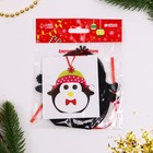 Ёлочная игрушка из фетра «Пингвин в шапочке», набор для творчества, своими руками - Фото 4