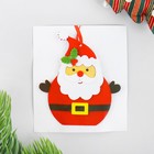 Набор для творчества - создай ёлочное украшение из фетра «Дед мороз - красный нос» - Фото 3
