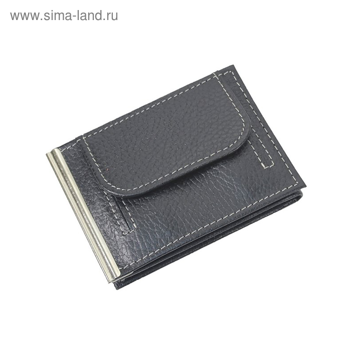 Зажим для купюр, цвет чёрный - Фото 1