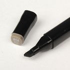 Набор маркеров Superior Tinge, профессиональные, двусторонние, чёрный корпус, 12 штук, 12 цветов, тёплые серые, MS-818 - Фото 7