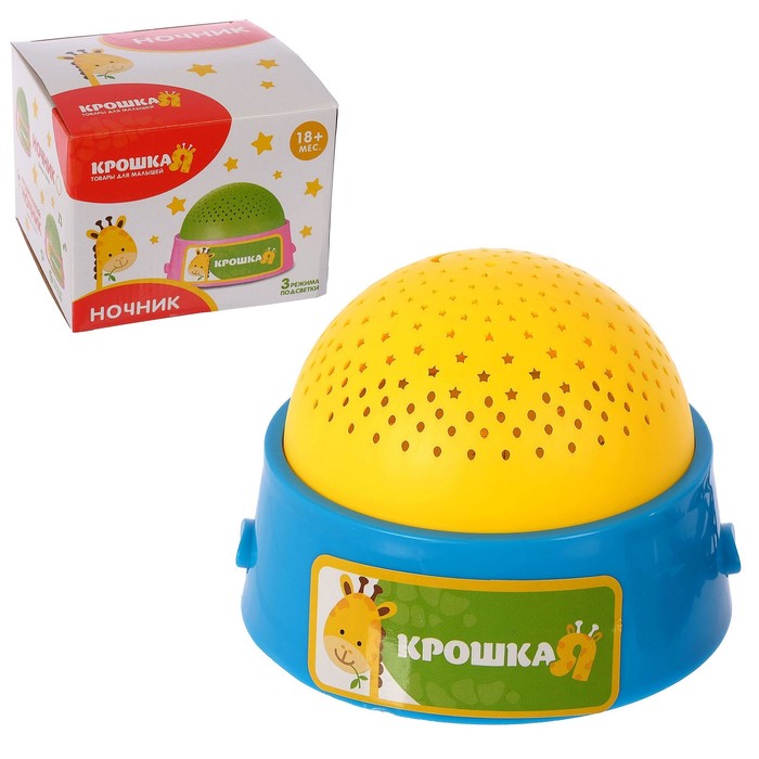 Музыкальная игрушка-ночник «Крошка Я», световые и звуковые эффекты, МИКС - Фото 1