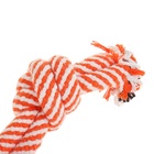 Игрушка канатная с косточкой, до 90 г, до 26 см, микс цветов 3276096