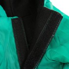 Куртка со светоотражающими полосами на капюшоне, флис, размер XL (ДС 39, ОШ 46, ОГ 52 см), зёленая - Фото 6