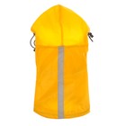 Куртка-дождевик на клепках с затяжками, размер S, жёлтая - Фото 8
