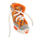 Кеды для собак "Неон", набор 4 шт, размер 2, серо-оранжевые - Фото 3