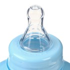 Бутылочка для кормления «Маленький джентльмен» детская классическая, с ручками, 150 мл, от 0 мес., цвет голубой - Фото 4