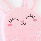 Мочалка детская для купания «Зайка», варежка, из махры - Фото 3