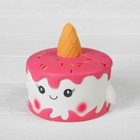 Мялка-сквиши «Тортик», с рожком - Фото 1