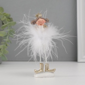 Фигурка полистоун «Ангелочек-принцесса пушок стесняшка», 13×5×4.5 см  (артикул 3270044)  большой выбор товаров оптом и в розницу по низким ценам с доставкой
