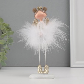 Фигурка полистоун «Ангелочек-сердечко пушок», 17.5×6×5.5 см 3270046