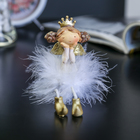 Сувенир полистоун "Ангелочек-принцесса пушок стесняшка с длинными ножками" 8,5х5,5х4 см - Фото 1