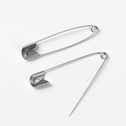 Булавки английские, 22 мм, 2000 шт., цвет серебряный - Фото 2