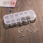 Булавки английские, 22 мм, 2000 шт., цвет серебряный - Фото 3