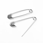 Булавки английские, 32 мм, 1000 шт., цвет серебряный - Фото 2