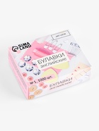 Булавки английские, 32 мм, 1000 шт., цвет серебряный - Фото 3