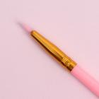 Кисть для макияжа, тонкая, цвет МИКС - Фото 3