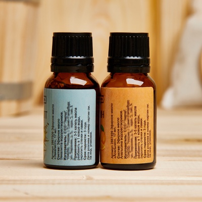 Набор эфирных масел эвкалипт, апельсин «Добропаровъ», 2 шт. по 17 мл