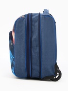 Чемодан малый 16" на молнии, синий - Фото 3