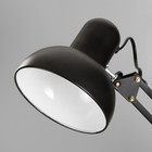 Лампа настольная RISALUX «Крус», E27, 40 Вт, на струбцине, чёрная - Фото 6