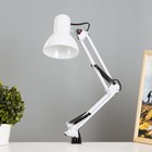 Лампа настольная на шарнире 800 «Крус», белая E27 40W RISALUX - Фото 1