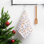 Полотенце «Этель» Олень, 35х65 см с петелькой, 100% хлопок 165г/м2 - Фото 1