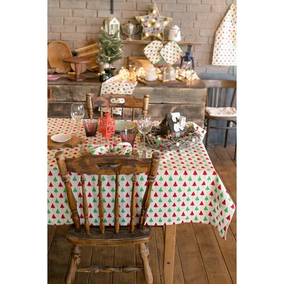 Скатерть "Этель: Ёлочка", 150х180 см,100% хлопок 165г/м2