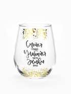 Стакан стеклянный Дорого внимание «Смейся, улыбайся», 620 мл - Фото 2