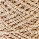 Шнур для вязания без сердечника 100% хлопок, ширина 2мм 100м/95гр (персиковый) МИКС - Фото 4