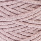 Шнур для вязания 100% хлопок, ширина 5 мм 100м/450гр (пудровый) - Фото 1