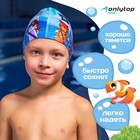 Шапочка для плавания детская ONLYTOP «Пираты», тканевая, обхват 46-52 см - фото 11646151