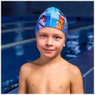 Шапочка для плавания детская ONLYTOP «Пираты», тканевая, обхват 46-52 см - фото 11646152