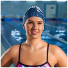 Шапочка для плавания взрослая ONLYTOP Swim «Тропики», тканевая, обхват 54-60 см - Фото 3