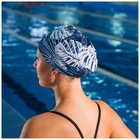 Шапочка для плавания взрослая ONLYTOP Swim «Тропики», тканевая, обхват 54-60 см - Фото 5