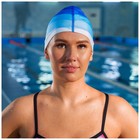 Шапочка для плавания взрослая ONLYTOP Swim, тканевая, обхват 54-60 см - Фото 3