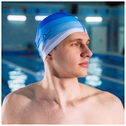 Шапочка для плавания взрослая ONLYTOP Swim, тканевая, обхват 54-60 см - Фото 4