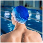 Шапочка для плавания взрослая ONLYTOP Swim, тканевая, обхват 54-60 см - Фото 6