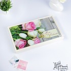 Столик для завтрака складной "Моей любимой", розы, 48×28см - Фото 2