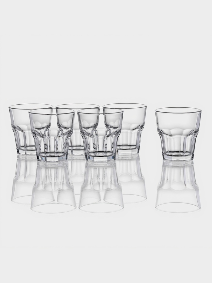 Стаканы Paşabahçe Casablanca, 265 мл, набор 6 шт., стекло, прозрачные - Фото 1