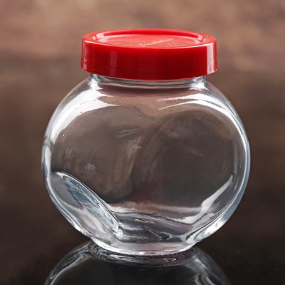 Банка для сыпучих продуктов Paşabahçe Bella, 200 мл, с пластиковой крышкой, стекло, прозрачная