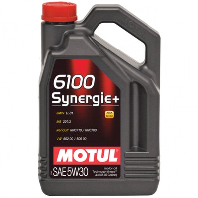 Масло моторное Motul 6100 SYN-NERGY 5W30, 4 л 107971