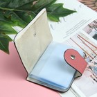 Визитница «Цветы», вертикальная, 1 ряд, 24 картхолдера, цвет коричневый - Фото 3