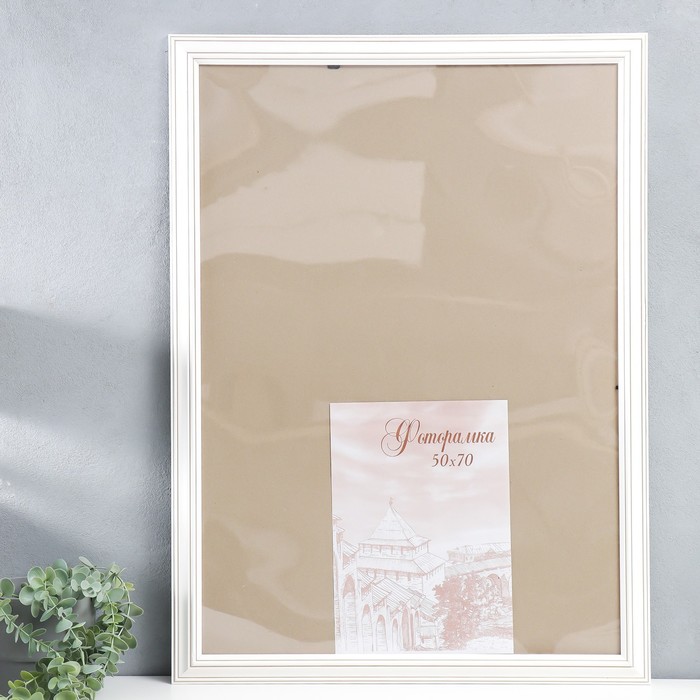 Фоторамка сосна с33 0033 50х70 см (пластиковый экран) - Фото 1