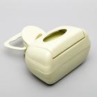 Совок для уборки за собаками с карманом для пакетов, 15,5 см х 9,5 см х 13 см, зелёный - Фото 2