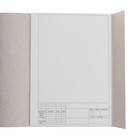 Папка для черчения А4, 10 листов Calligrata, вертикальная рамка, штамп, блок 200 г/м2 - Фото 2