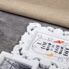 Фоторамка - коллаж на 3 фото 10×15 см «Любовь моя», белая, пластик, 26.5×32.5 см  (артикул 3722054)  большой выбор товаров оптом и в розницу по низким ценам с доставкой