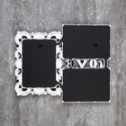 Фоторамка - коллаж на 3 фото 10×15 см «Любовь моя», белая, пластик, 26.5×32.5 см  (артикул 3722054)  большой выбор товаров оптом и в розницу по низким ценам с доставкой