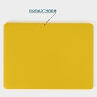 Доска профессиональная разделочная Hanna Knövell, 40×30×1,2 см, цвет жёлтый - фото 9107760