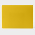 Доска профессиональная разделочная Hanna Knövell, 40×30×1,2 см, цвет жёлтый - Фото 3