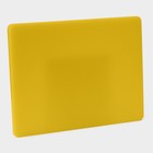 Доска профессиональная разделочная Hanna Knövell, 40×30×1,2 см, цвет жёлтый - Фото 4