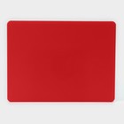 Доска профессиональная разделочная Hanna Knövell, 40×30×1,2 см, цвет красный - Фото 3